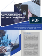 CCPA Compliance Vs CPRA Compliance