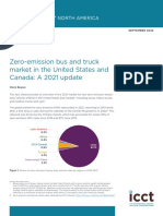 Zero-Emission Bus and Truck Market in The United States and Canada: A 2021 Update