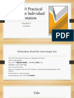 LCH2180 Practical Translation Individual Presentation: Chan Sham Yi 19139648A