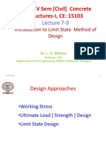 Lect 7-9 - B.tech V Sem (Civil) Cs-I Ce 15103 - 2022 - LSM