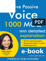 20 Active Passive Voice 1000 MCQ Ebook
