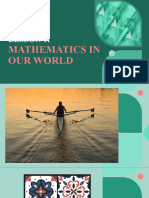 Lesson 1 - Mathematics in Our World