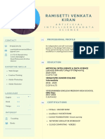 Ramisetti Venkata Kiran Resume