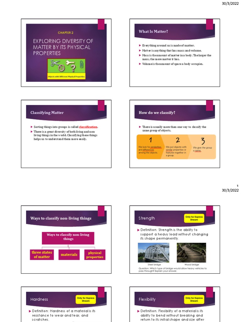 C2 Powerpoint Slides | PDF | Density | Volume