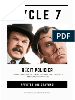 Cycle 7 - Récit Policier
