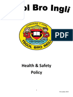 Health and Safety Policy