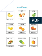 Materi Fruits Kelas 2