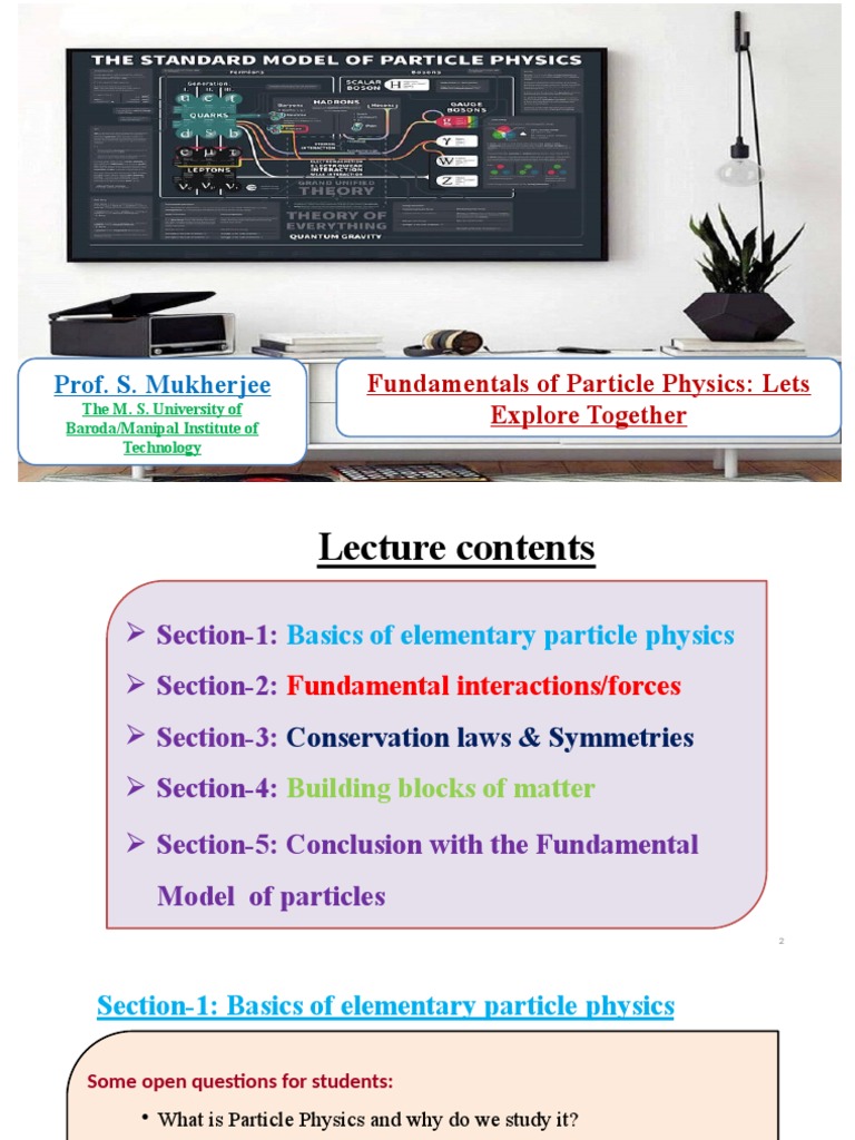Basics Particle Physics | PDF | Elementary Particle | Standard Model