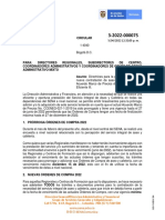 Circular 75-2022 Directrices OC Aseo y Cafetería