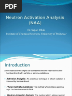 Neutron Activation Analysis