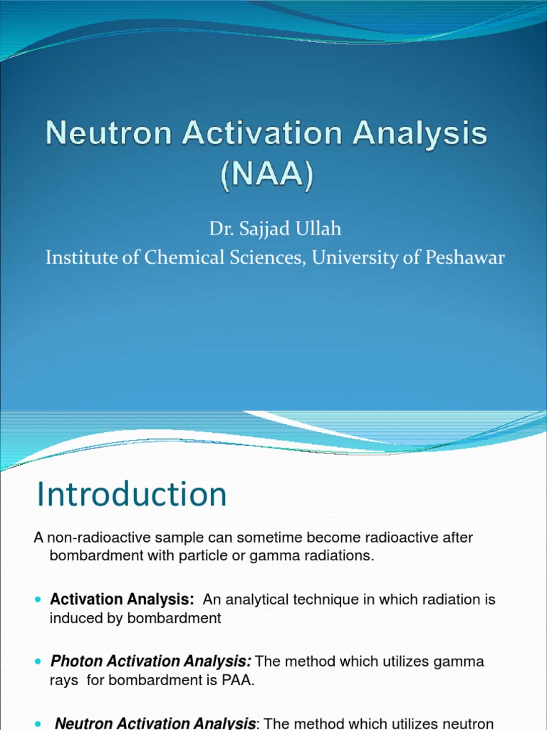 Neutron Activation Analysis Overview | PDF | Radioactive Decay ...