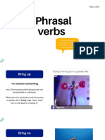 Phrasal Verbs  