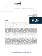 Les Principaux Déterminants de L'entrepreunariat Féminin en Iran-23 Pages