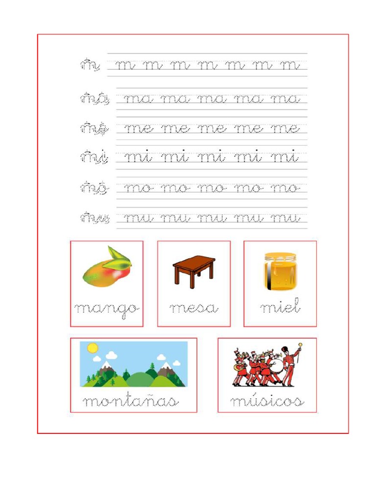 Letra M | PDF