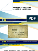 Budaya Keselamatan Pasien