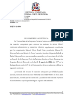 Suprema Corte de Justicia: Contencioso Administrativo y Contencioso Tributario, Regularmente Constituida