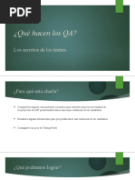 Qué Hacen Los QA