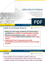 Lipid Biosynthesis