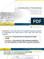 Carbohydrate Metabolism - Chusnul Hanim