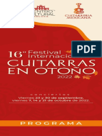 Programa Guitarras en Otoño 2022