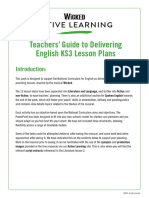 Teachers' Guide To Delivering English KS3 Lesson Plans: Active Learning