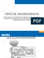 Tipos de Inversionistas