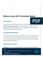 ADIT Permitted Texts