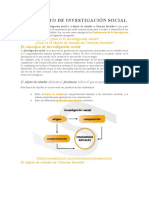 El Concepto de Investigación Social