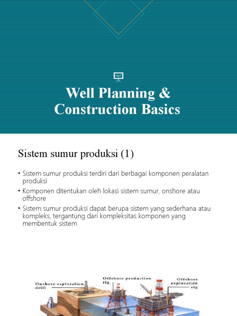 Dasar Perencanaan dan Konstruksi Sumur | PDF