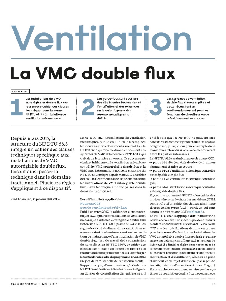 La VMC Double Flux | PDF