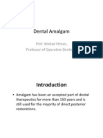 Dental Amalgam [Lecture by Dr.Wedad Etman @AmCoFam]