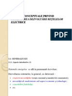 3. Proiectarea dezvoltarii retelelor electrice