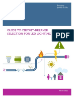 BEAMA Guide To Circuit Breaker Selection For LED Lighting