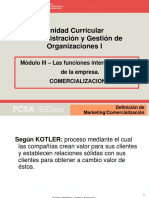 2022.las Funciones Internas. Comercialización