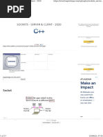 C++ Tutorial Sockets - Server & Client - 2020
