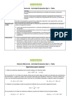 Cálculo Diferencial Taller Eje 4-2