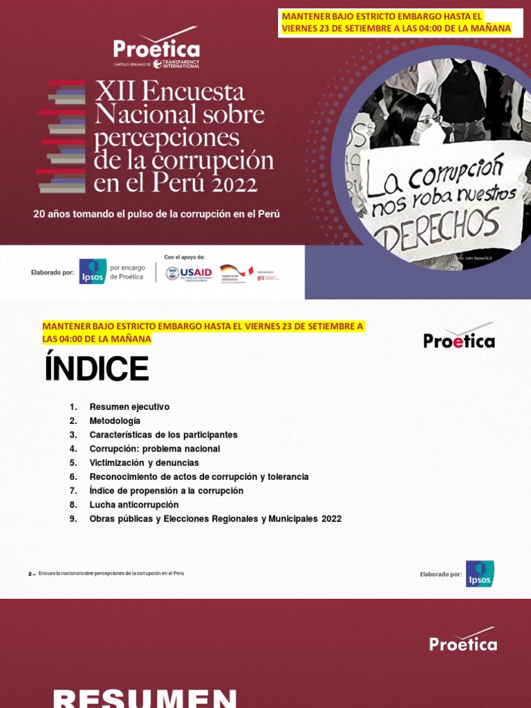 Sube percepción de corrupción en el gobierno nacional