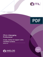 ITIL 4 Managing Professional Create Deliver and Support Syllabus English