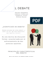 Significado y características del debate