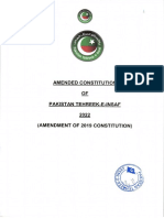 Amended Constitution of PTI Sep 2022
