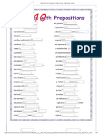 Pardo Juliana - Prepositions After Verbs, Nouns and Adjectives Homework.