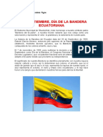 26 de Septiembre, Día de La Bandera Ecuatoriana