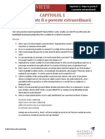 Capitolul 1 Viaţa Ta Poate Fi o Poveste Extraordinară: Întrebarea de Deschidere