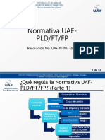 Normativa UAF PLD