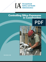 NR 18 Controlling Silica Exposure in Construction