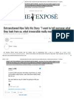 1.detransitioned Man Tells His Story - "I Want To Tell Everyone What They Took From Us, What Irreversible Really Means" - The Expose