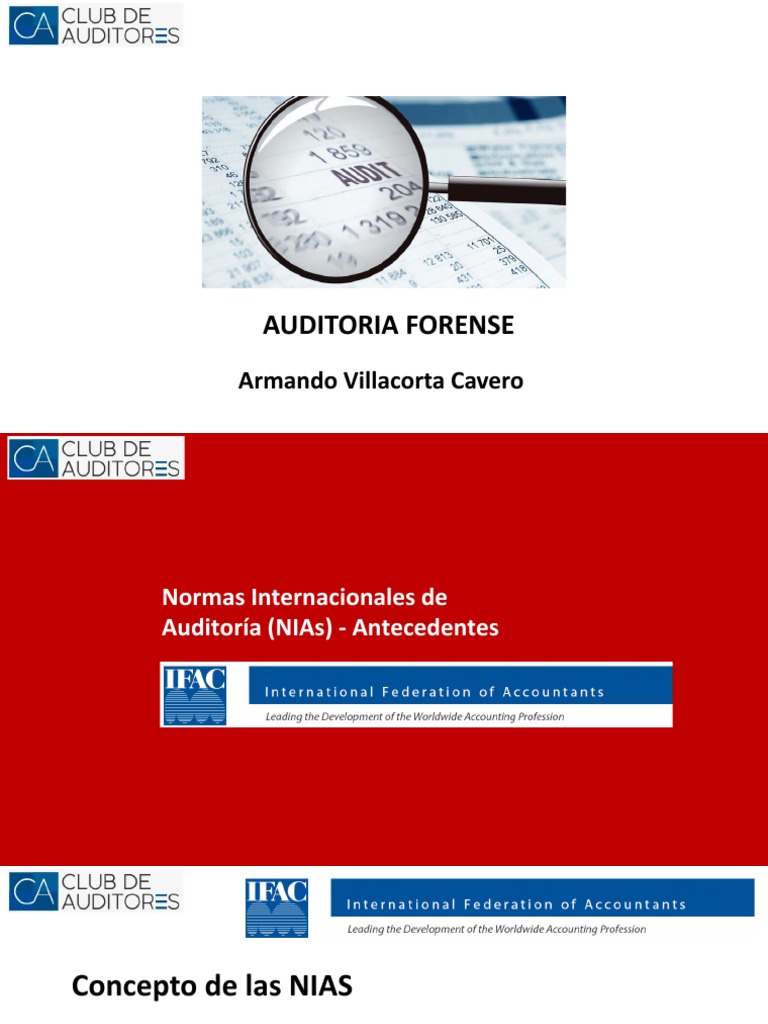 3 Auditoria Forense Pdf Auditoría Contralor