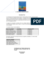 Resultado 2o Concurso Sons Da Cidade