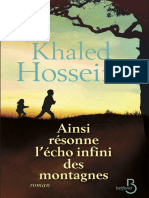 Ainsiresonnel'Echoinfinides Hosseini, Khaled