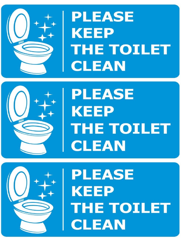 Please, Keep Toilet Clean | PDF